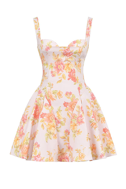 NANCY POPPY PRINT DRESS