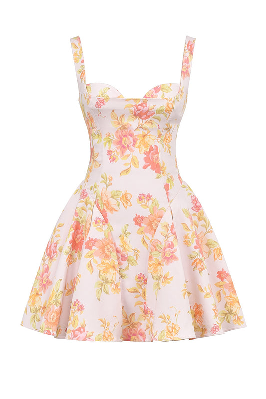 NANCY POPPY PRINT DRESS