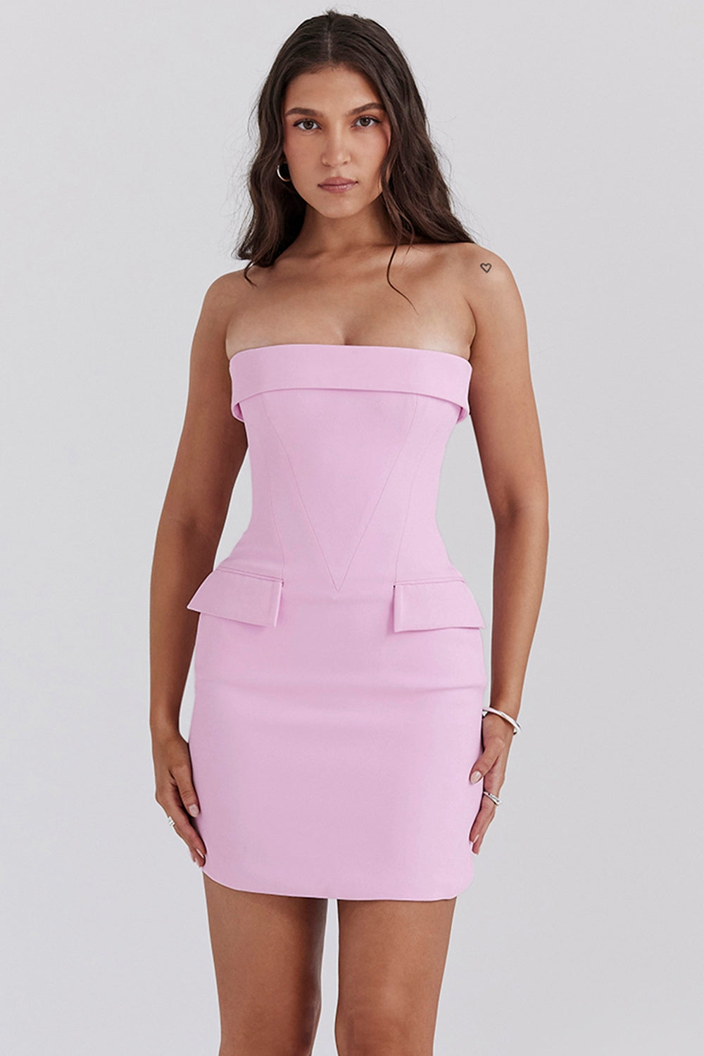 VALENTINA STRAPLESS MINI DRESS