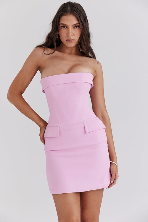 VALENTINA STRAPLESS MINI DRESS